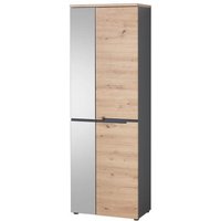 Garderobenschrank 2-trg MEMPHIS von Innostyle Graphit / Artisan Eiche