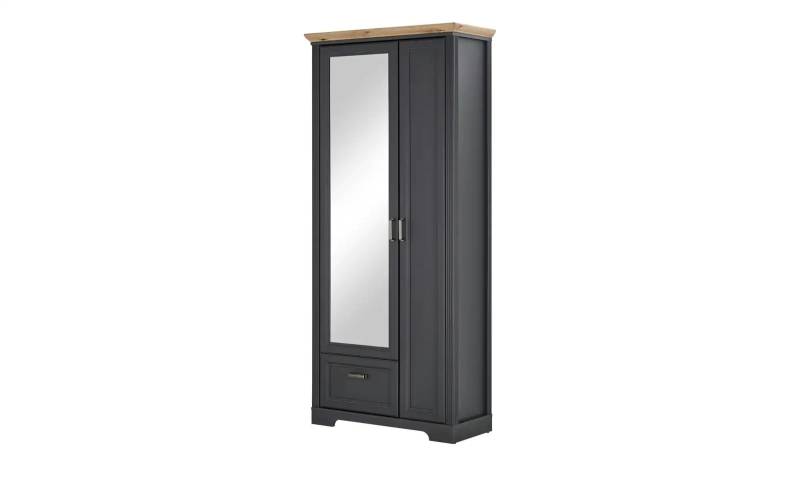 Garderobenschrank   ¦ grau ¦ Maße (cm): B: 93 H: 204 T: 41.0 Garderoben & Kleiderstangen > Garderobenschränke - Möbel Kraft