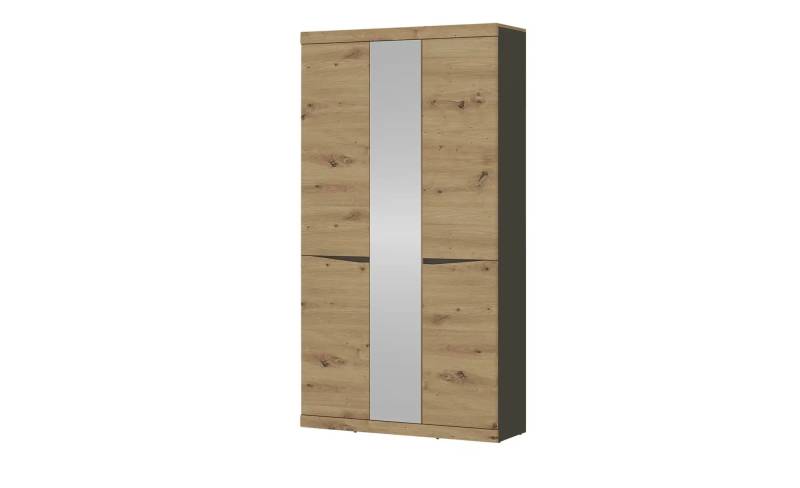Garderobenschrank   ¦ holzfarben ¦ Maße (cm): B: 103 H: 196,5 T: 39.9 Garderoben & Kleiderstangen > Garderobenschränke - Möbel Kraft