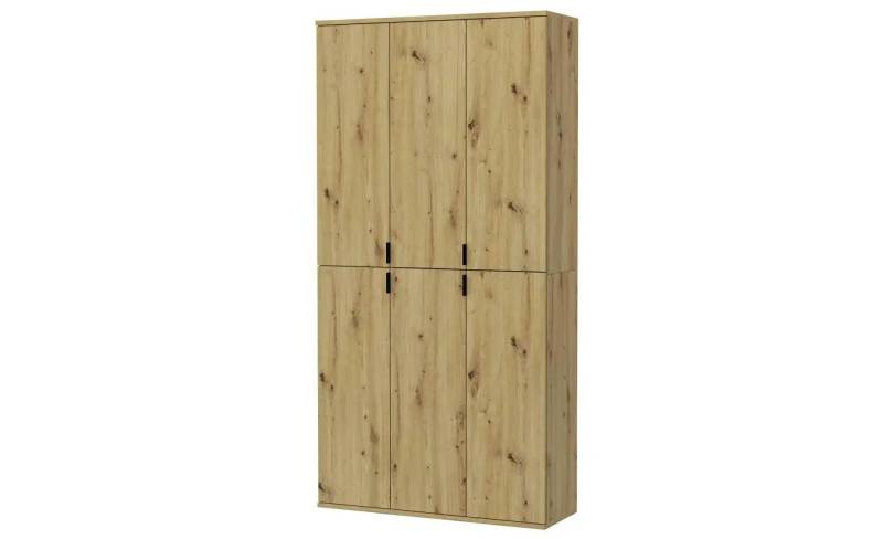 Mehrzweckschrank-Set   ¦ holzfarben ¦ Maße (cm): B: 91 H: 193 T: 34.0 Garderoben & Kleiderstangen > Garderobenschränke - Möbel Kraft