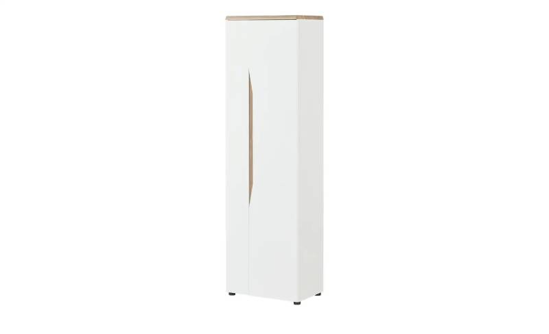 Garderobenschrank   ¦ weiß ¦ Maße (cm): B: 59 H: 199 T: 38.0 Garderoben & Kleiderstangen > Garderobenschränke - Möbel Kraft