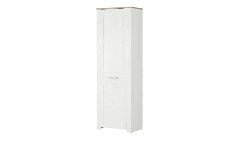 Garderobenschrank   ¦ weiß ¦ Maße (cm): B: 66,7 H: 204,9 T: 42.0 Garderoben & Kleiderstangen > Garderobenschränke - Möbel Kraft
