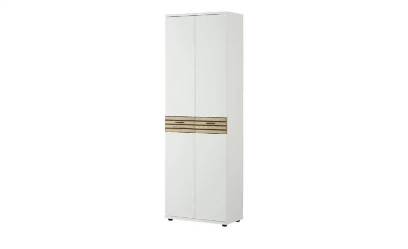 Garderobenschrank   ¦ weiß ¦ Maße (cm): B: 70 H: 208,2 T: 42.5 Garderoben & Kleiderstangen > Garderobenschränke - Möbel Kraft