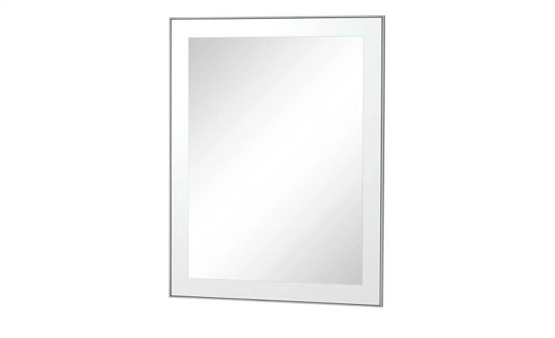 Spiegel 60 x 77 cm  ¦ weiß ¦ Glas,Aluminium,Holzwerkstoff ¦ Maße (cm): B: 60 H: 77 T: 3.0 Garderoben & Kleiderstangen > Garderoben Spiegel - Möbel Kraft