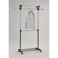 Garderobenwagen PERLA von Intra Direct Chrom / Schwarz