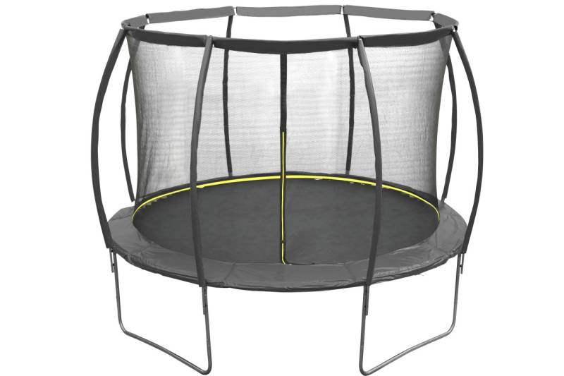 Garten Trampolin schwarz 305 cm 10 FT mit Sicherheitsnetz