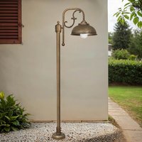 Gartenlaterne Messing Glas 148 cm in Bronze Antik IP44 E27 von Ghidini Giovanni Battista