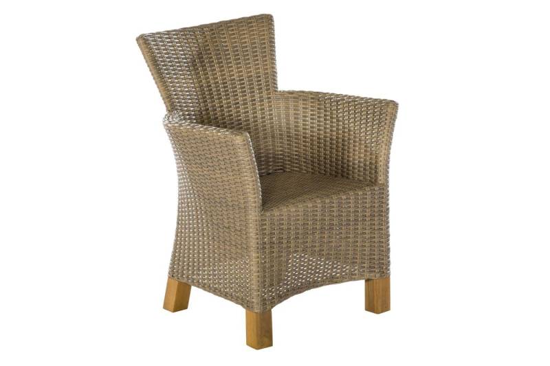 Gartensessel 2er-Set Toskana 2er-Set Kunststoffgefl. Natur