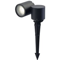 Gartenstrahler Erdspieß IP54 GU10 Schwarz Alu Glas verstellbar Gartenstrahler Erdspieß IP54 GU10 Schwarz Alu Glas verstellbar von Nowodvorski