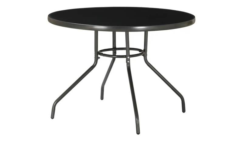 Gartentisch  Cordoba 3 ¦ schwarz ¦ Maße (cm): H: 72  Ø: 99.5 Garten > Gartenmöbel > Gartentische - Möbel Kraft