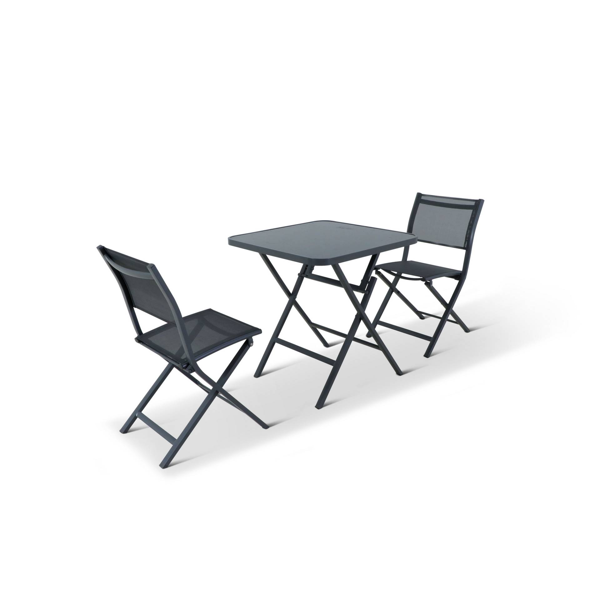 Gartentisch 'Susan' mit Glasplatte 70 x 70 x 74 cm Gartentisch 'Susan' mit Glasplatte 70 x 70 x 74 cm