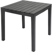 Gartentisch Bali anthrazit Kunststoff B/H/L: ca. 78x72x78 cm von XXXL