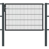 Gartentor Flex 8, 1-flg., Breite 1500 mm 800 mm RAL 7016 Anthrazitgrau Zum Einbetonieren Gartentor Flex 8, 1-flg., Breite 1500 mm 800 mm RAL 7016 Anthrazitgrau Zum Einbetonieren