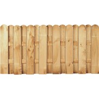 Gartenzaunelement Holz Kiefer/Fichte 180 x 90 cm (Serie Eversten) von woodstore24