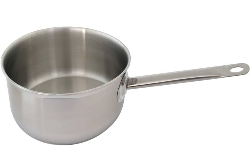 Gastro Stielkasserolle Ø 16 cm 1,5 Liter Edelstahl Kochtopf Ofenfest Induktion