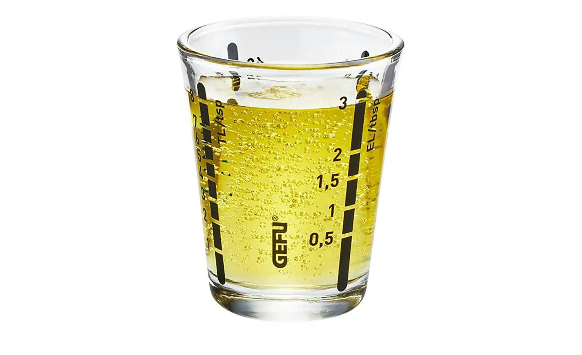 Gefu Mini- Messbecher  MESSI ¦ transparent/klar ¦ Glas ¦ Maße (cm): H: 6  Ø: 5.1 Küchenzubehör & Helfer > Messbecher & Messkannen - Möbel Kraft