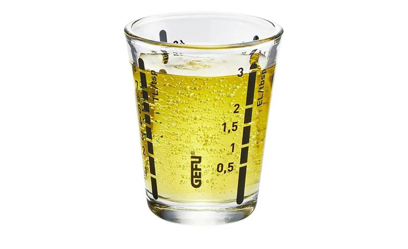 Gefu Mini- Messbecher  MESSI ¦ transparent/klar ¦ Glas ¦ Maße (cm): H: 6  Ø: 5.1 Küchenzubehör & Helfer > Messbecher & Messkannen - Möbel Kraft