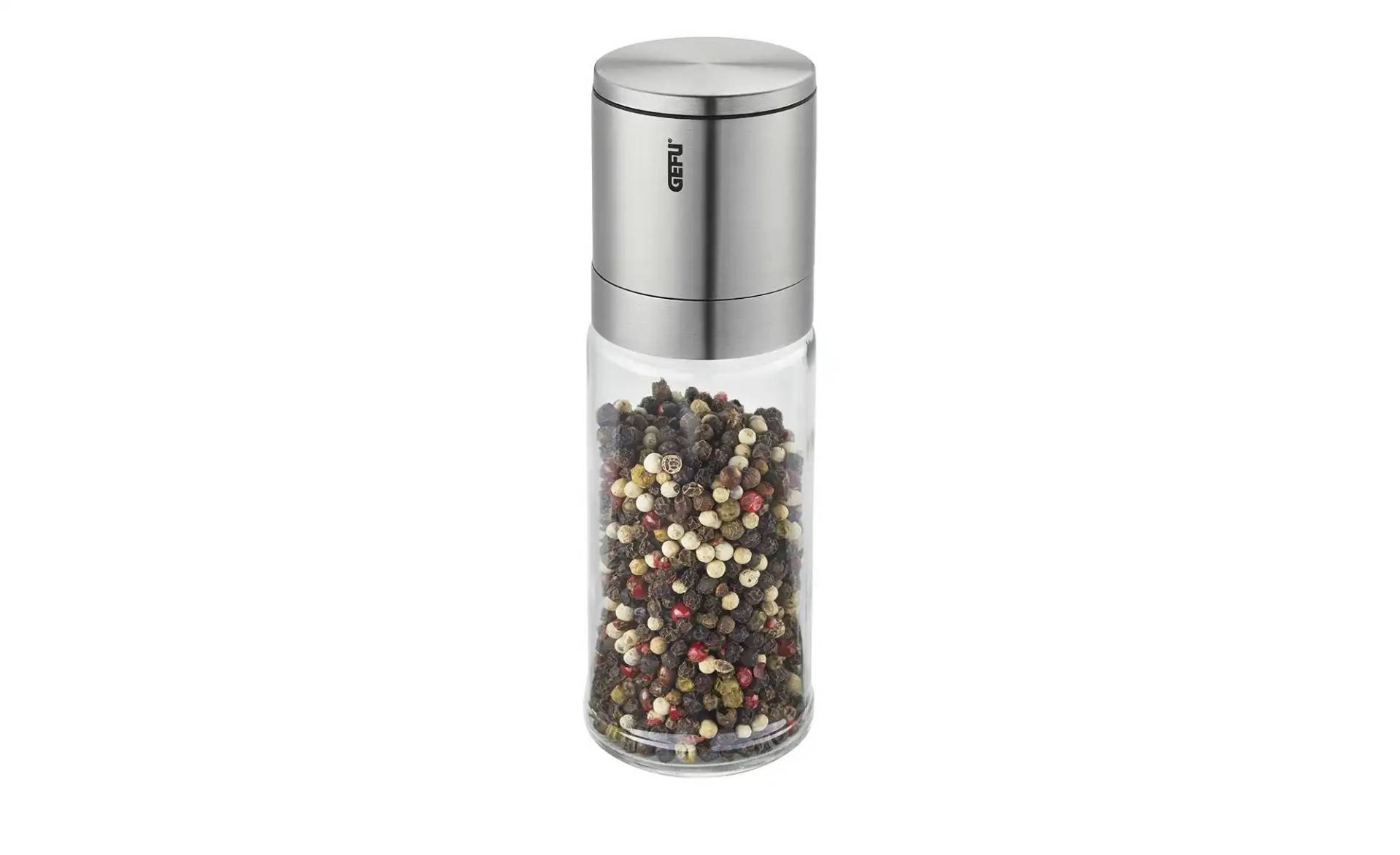 Gefu Salz- oder Pfeffermühle  LAMOLA ¦ transparent/klar ¦ Glas,Edelstahl,Kunststoff ¦ Maße (cm): H: 16,6  Ø: 5.5 Küchenzubehör & Helfer > Küchenhelfer - Höffner