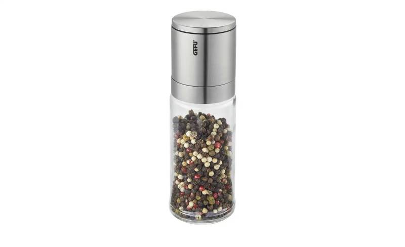 Gefu Salz- oder Pfeffermühle  LAMOLA ¦ transparent/klar ¦ Glas,Edelstahl,Kunststoff ¦ Maße (cm): H: 16,6  Ø: 5.5 Küchenzubehör & Helfer > Küchenhelfer - Höffner