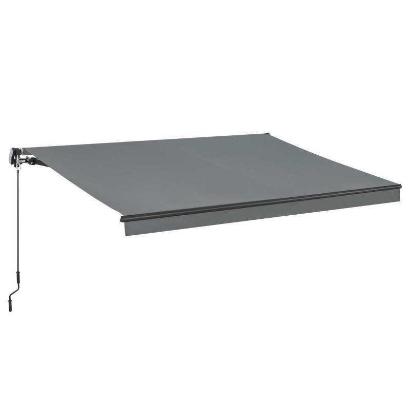 Gelenkarm-Markise anthrazit 400 x 250 cm