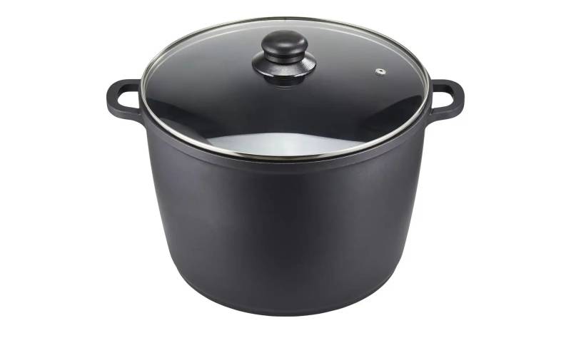 KHG Gemüsetopf 28 cm   ¦ schwarz ¦ Aluminium-Guss ¦ Maße (cm): H: 20  Ø: 28.0 Töpfe & Pfannen & Zubehör > Töpfe - Möbel Kraft