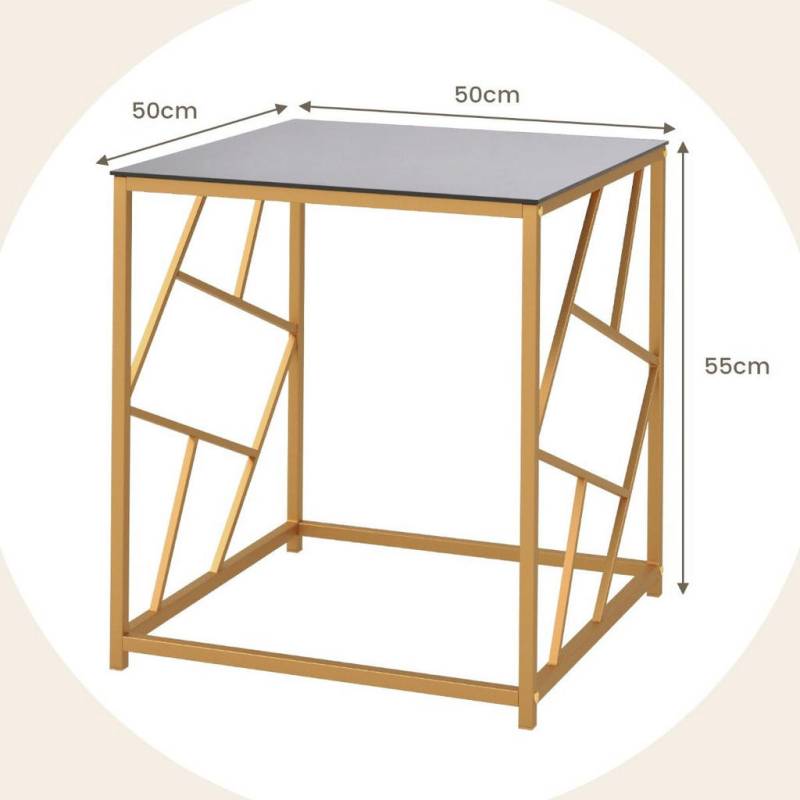 Gemütlich Home COUCHTISCH Gold