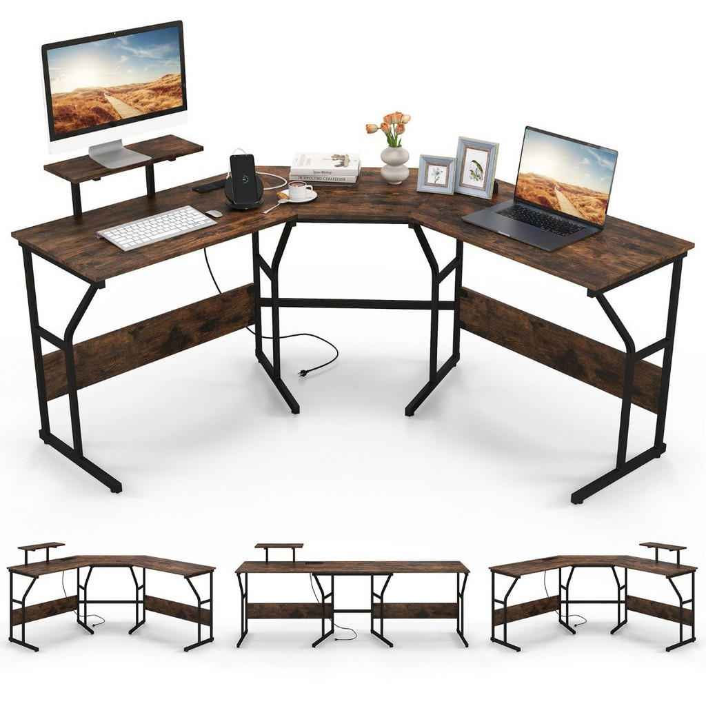 Gemütlich Home SCHREIBTISCH Braun Gemütlich Home SCHREIBTISCH Braun