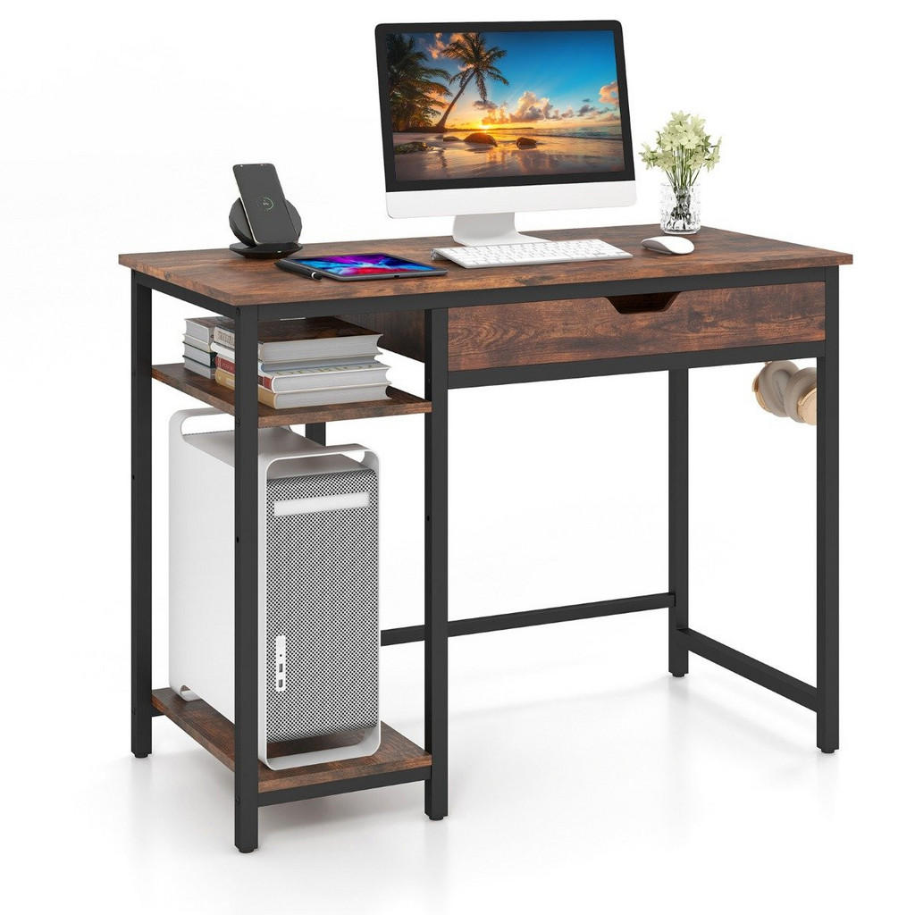 Gemütlich Home SCHREIBTISCH Braun Gemütlich Home SCHREIBTISCH Braun