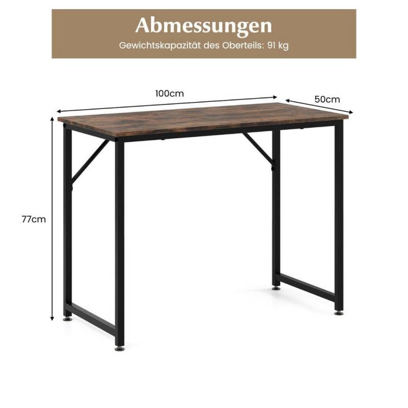 Gemütlich Home SCHREIBTISCH Braun