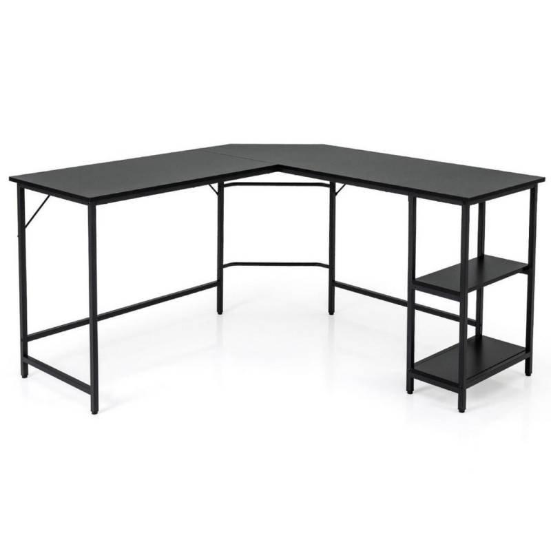 Gemütlich Home SCHREIBTISCH Schwarz