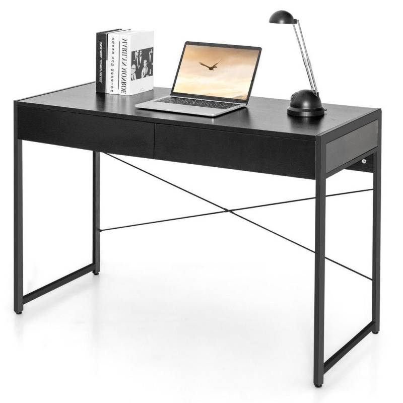 Gemütlich Home SCHREIBTISCH Schwarz