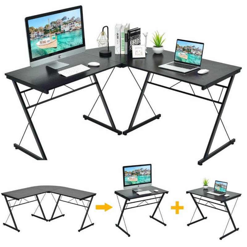 Gemütlich Home SCHREIBTISCH Schwarz