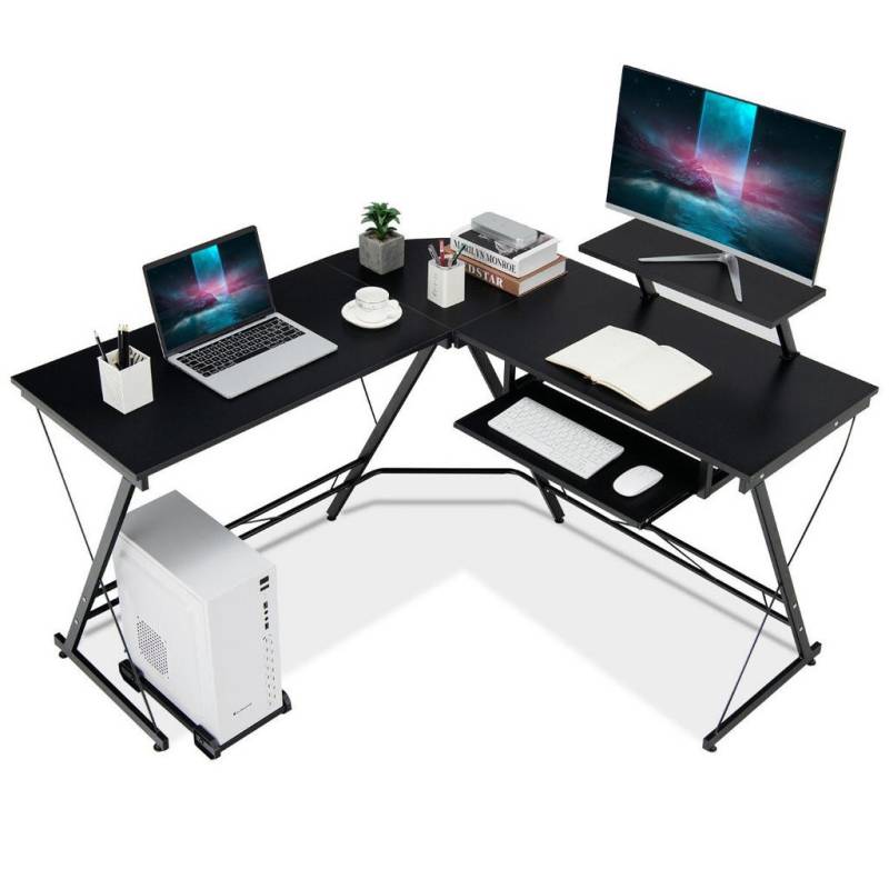 Gemütlich Home SCHREIBTISCH Schwarz