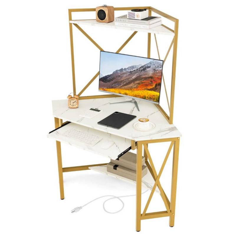Gemütlich Home SCHREIBTISCH Weiß