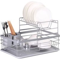 Geschirrtrockner mit Abtropffläche und Tablett E-8086