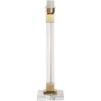 Gestell für Tischlampe Glas Metall in Messing H: 48 cm E27 von Searchlight