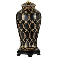 Gestell für Tischleuchte Keramik Schwarz Gold 40 cm E27 Gestell für Tischleuchte Keramik Schwarz Gold 40 cm E27 von ELSTEAD