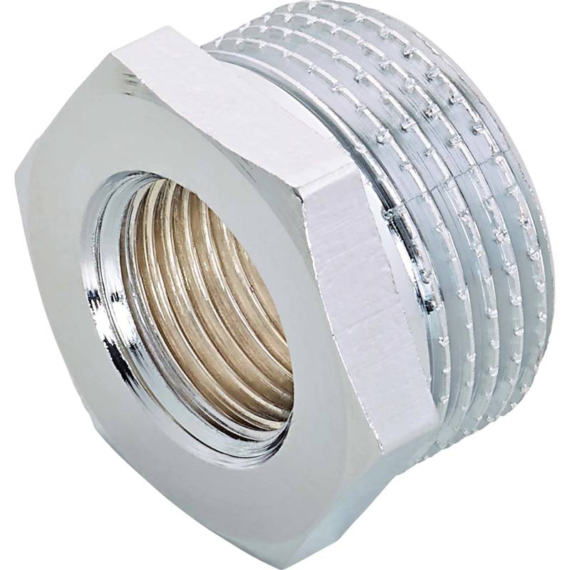 Gewinde-Reduzierstück 14,9 mm (Rp 3/8) x 26,4 mm (R 3/4) Messing Verchromt