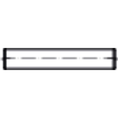 Gewindestange DIN 976 Form B Stahl galvanisch verzinkt M10 x 75mm von Nobrand