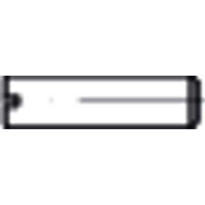 Gewindestift mit Schlitz + Kegelkuppe ISO 4766 Stahl 14H verzinkt M6x1x50mm von Nobrand