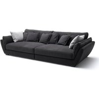 XXL Sofa Boxspringsofa Schwarz 306 cm PEACE