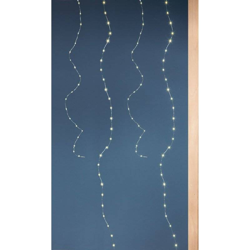 Gilde - Lichterkette - 40 LED - silber - 195 cm