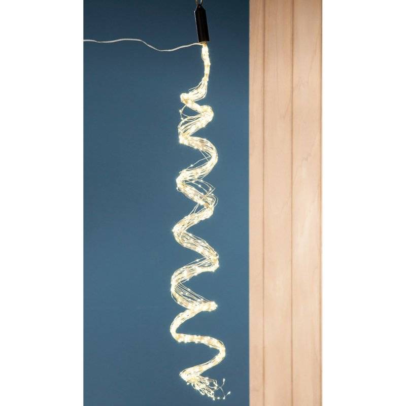 Gilde - Lichterkette - 60 LED - silber - 80 cm