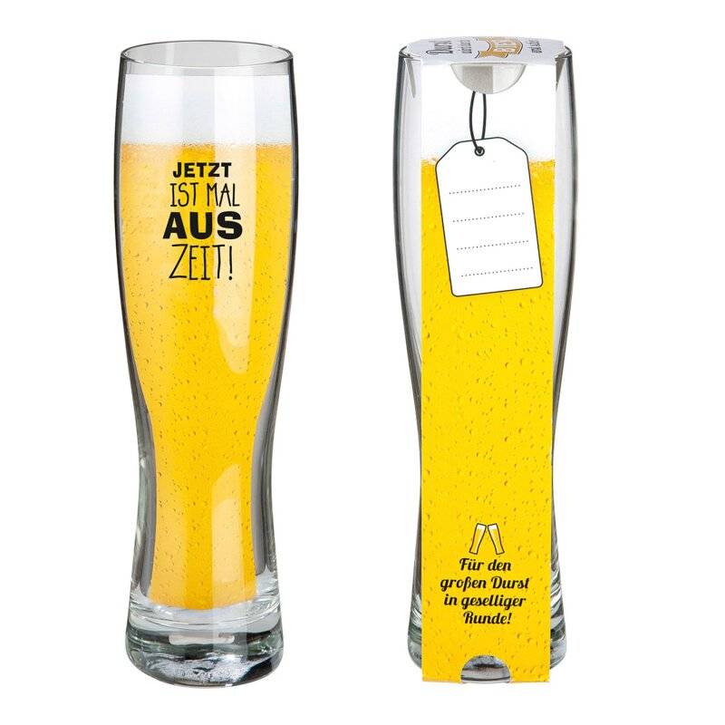 Gilde - Weizenbierglas - Auszeit - 0,5 Liter
