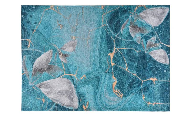 Gino Falcone Teppich  Cosima ¦ blau ¦ Synthetische Fasern ¦ Maße (cm): B: 130 H: 0,3 Teppiche > Wohnteppiche - Höffner