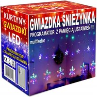 Girlande CURTAIN LED Weihnachtsbaum Lichter hängende Sterne Eiszapfen Fenster STERN Girlande CURTAIN LED Weihnachtsbaum Lichter hängende Sterne Eiszapfen Fenster STERN