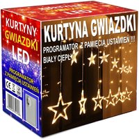 Girlande CURTAIN LED Weihnachtsbaum Lichter hängende Sterne Eiszapfen Fenster STERN Girlande CURTAIN LED Weihnachtsbaum Lichter hängende Sterne Eiszapfen Fenster STERN