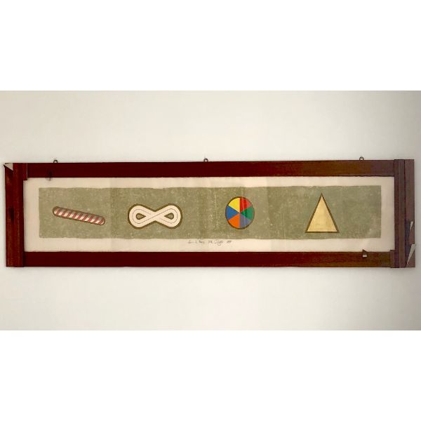 Giulio del Pezzo Kunstdruck Poster 80er Jahre Wandbild, Giulio del Pezzo Kunstdruck Poster 80er Jahre Wandbild,