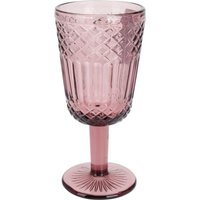 Glas 8,0 x 17,3cm 170490170 rosa