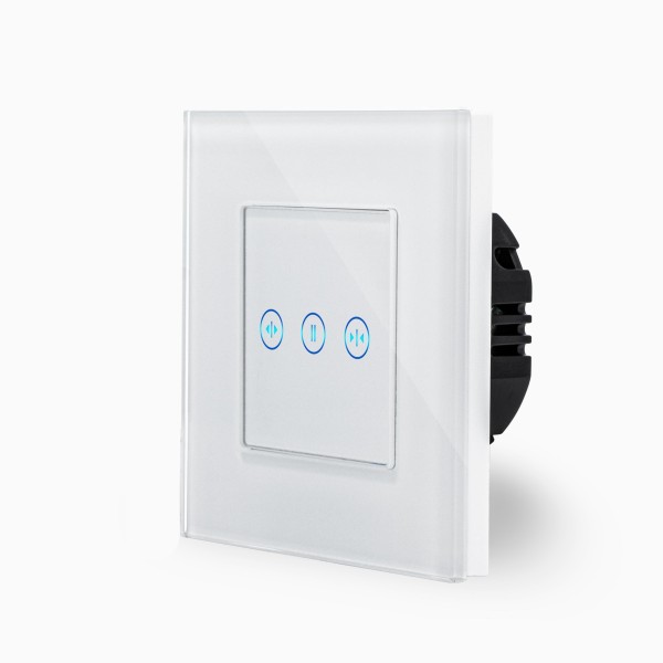 Glas Rollladenschalter Touch Weiß LXBG1/K-702W-11 KRONE